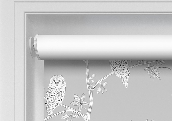 Treetop Owls, Silver - Twist&Fit Roller Blind - Image 10